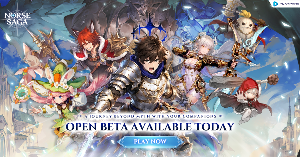 Official Norse Saga SEA Open Beta key visual from PlayPark (norsesaga.playpark.com)